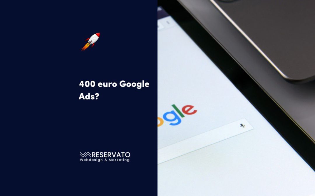 Google ads 400 euro