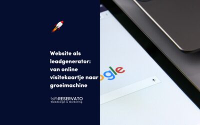 Website als leadgenerator: van online visitekaartje naar groeimachine