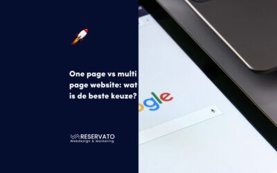 One page vs multi page website: wat past het beste bij jouw doelen?